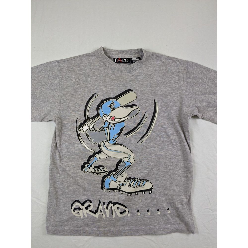 Vintage 90s Y2K Paco‎ Jeans Jnco Style Blue Tee Streetwear Medium M 12/14